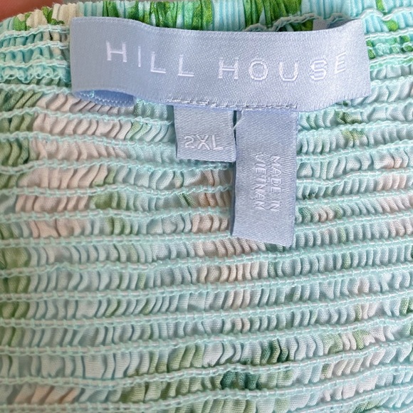 Hill House Blue Roses Floral Daphne Midi Dress Size 2XL - Picture 12 of 12